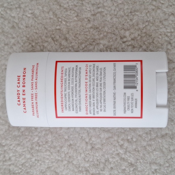 NEW NATIVE Candy Cane Deodorant Holiday - Picture 2 of 3
